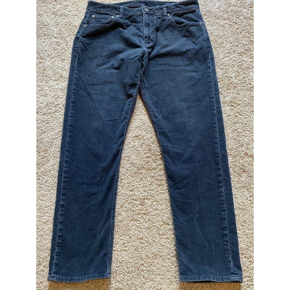 Vineyard Vines Corduroy Mens Pants 34 x 29 Blue Straight 5 Pocket s19